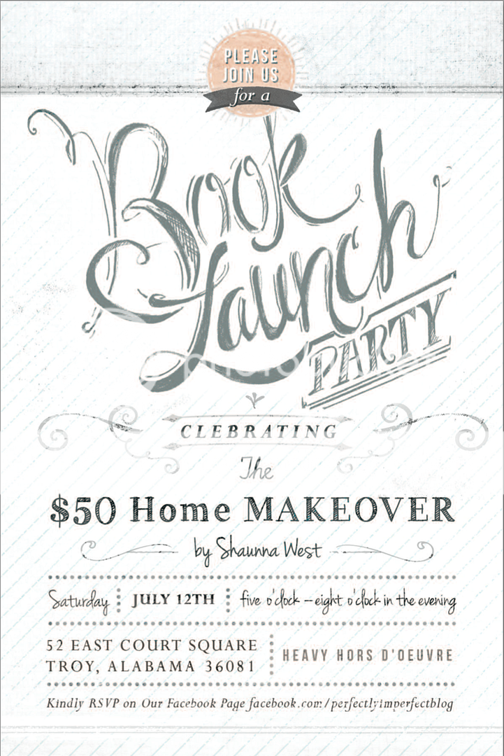 Book Launch Party Inspiration Perfectly Imperfect™ Blog